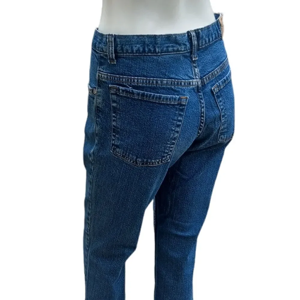 419510..Eddie Bauer Ankle Bootcut Jeans Size 6P,  W28